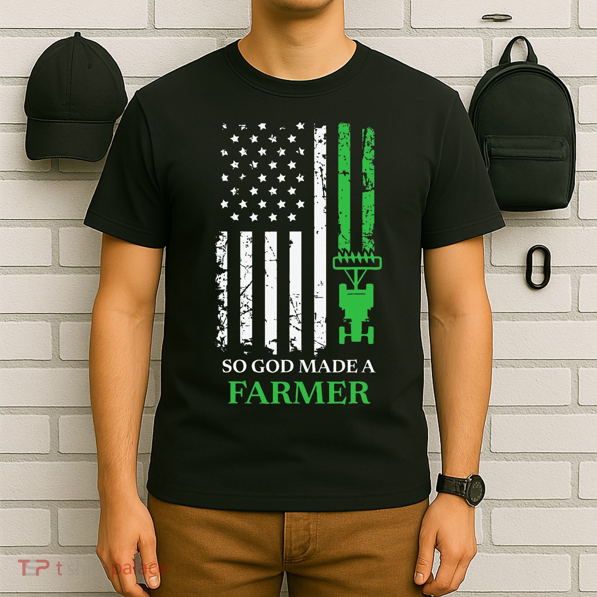 Farming Farmer Vintage So God Made A Farmer T-Shirt