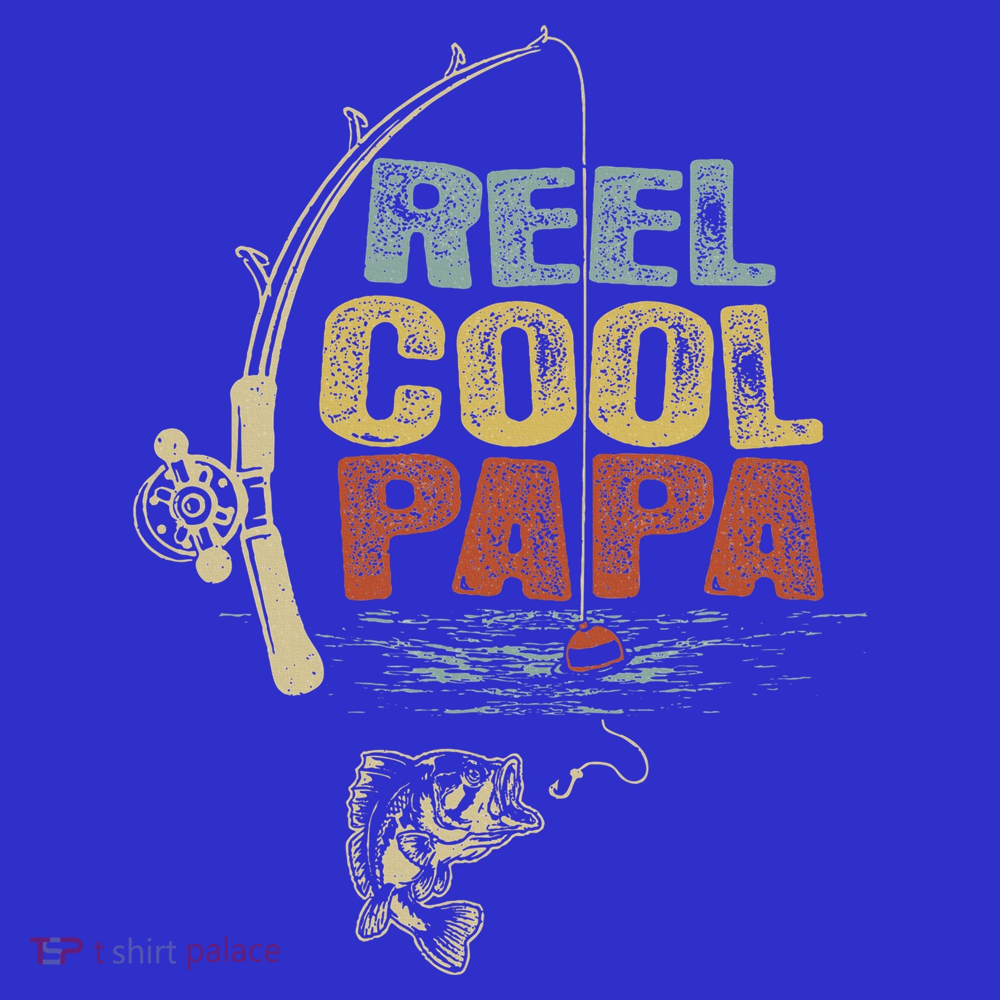 Funny Fisherman Vintage Reel Cool Papa Polo