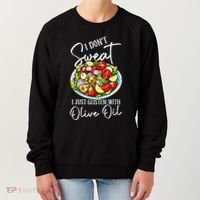 Funny Fresh Vegetable Salad Mediterranean Food Lover Women's Sweatshirt thumb 0
