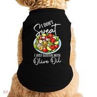 Funny Fresh Vegetable Salad Mediterranean Food Lover Doggie Tank thumb 0
