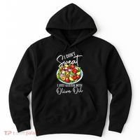 Funny Fresh Vegetable Salad Mediterranean Food Lover Hoodie thumb 0