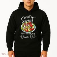 Funny Fresh Vegetable Salad Mediterranean Food Lover Hoodie thumb 2