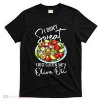 Funny Fresh Vegetable Salad Mediterranean Food Lover T-Shirt thumb 0