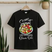 Funny Fresh Vegetable Salad Mediterranean Food Lover T-Shirt thumb 2