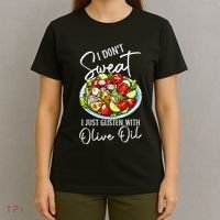 Funny Fresh Vegetable Salad Mediterranean Food Lover T-Shirt thumb 4
