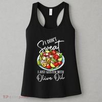 Funny Fresh Vegetable Salad Mediterranean Food Lover Women's Tank Top thumb 3