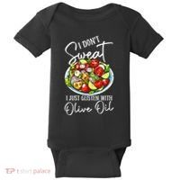 Funny Fresh Vegetable Salad Mediterranean Food Lover Baby Bodysuit thumb 0