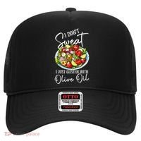 Funny Fresh Vegetable Salad Mediterranean Food Lover Hat thumb 0