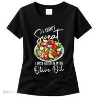 Funny Fresh Vegetable Salad Mediterranean Food Lover Women's T-Shirt thumb 0