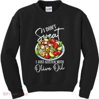 Funny Fresh Vegetable Salad Mediterranean Food Lover Kids Sweatshirt thumb 0