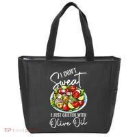 Funny Fresh Vegetable Salad Mediterranean Food Lover Tote Bag thumb 0