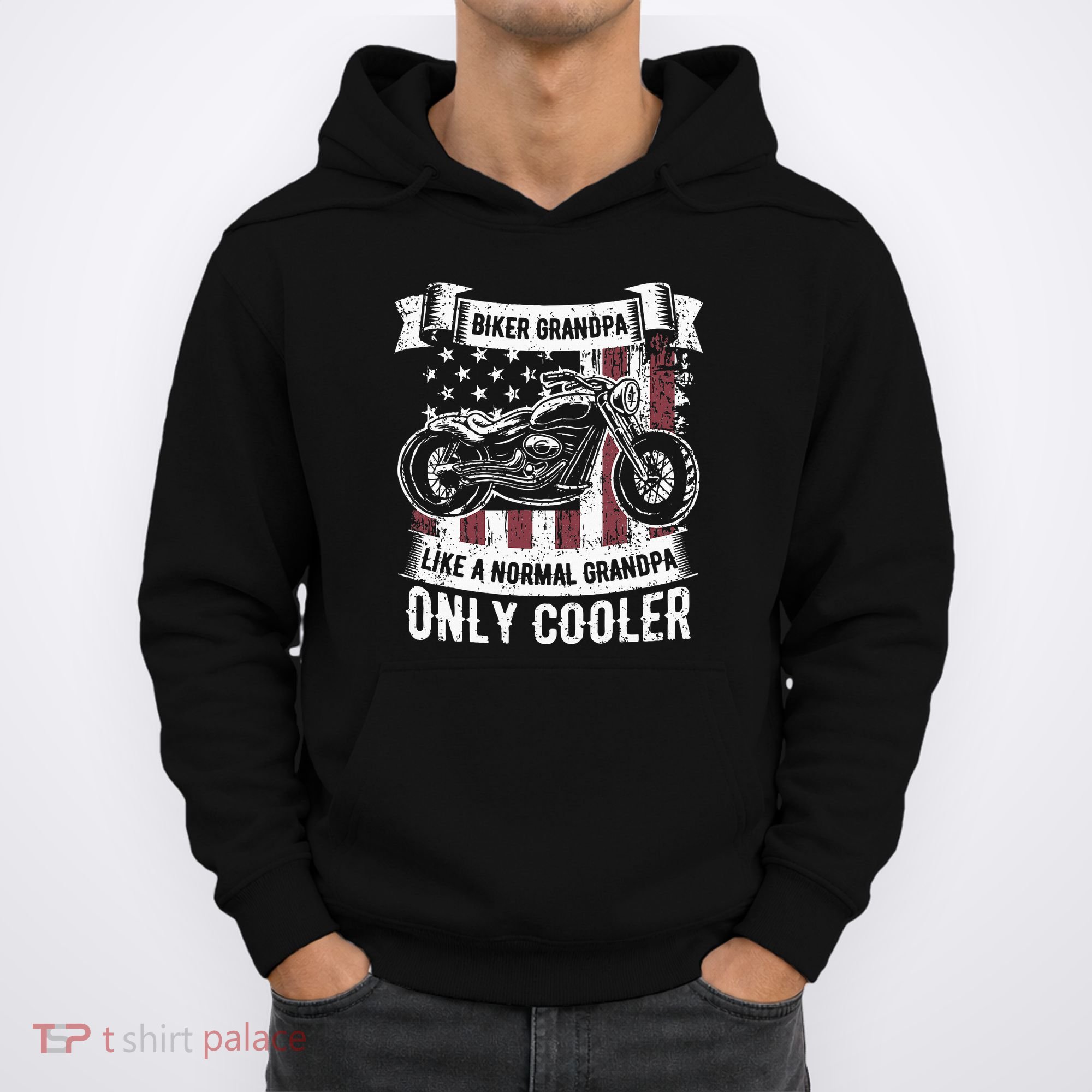 Funny Fisherman Vintage Reel Cool Papa Hoodie