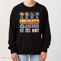 Funny Firefighter Warning Label Women's Sweatshirt thumb 0
