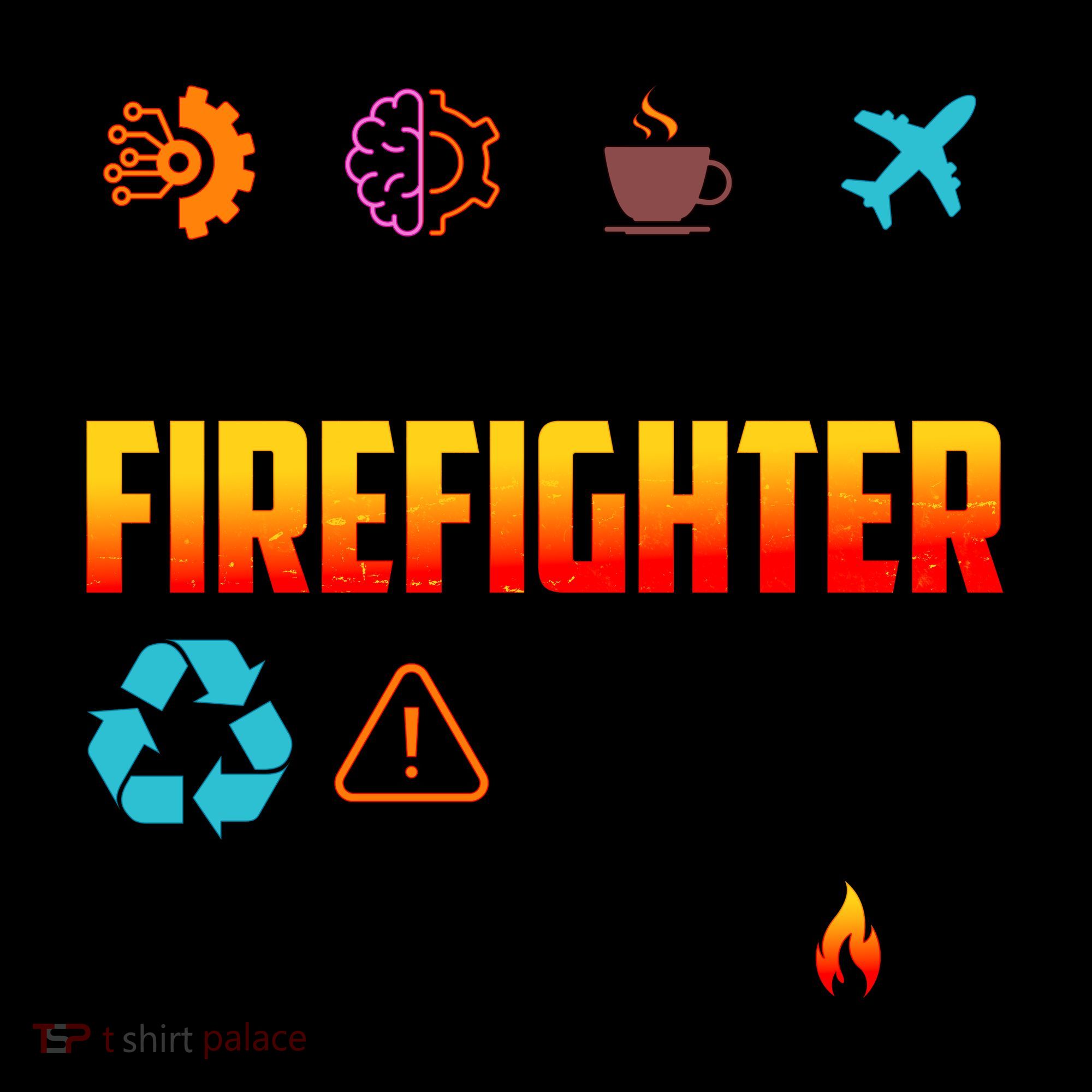 Funny Firefighter Warning Label Coffee Mug