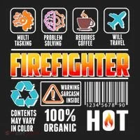 Funny Firefighter Warning Label Tumbler thumb 3