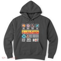 Funny Firefighter Warning Label Hoodie thumb 0