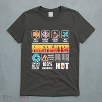 Funny Firefighter Warning Label T-Shirt thumb 5