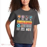 Funny Firefighter Warning Label Kids T-Shirt thumb 2