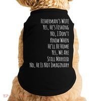 Fishing Fishermans Wife Doggie Tank thumb 0