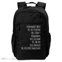 Fishing Fishermans Wife Backpack thumb 0