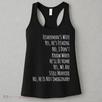 Fishing Fishermans Wife Women's Tank Top thumb 3