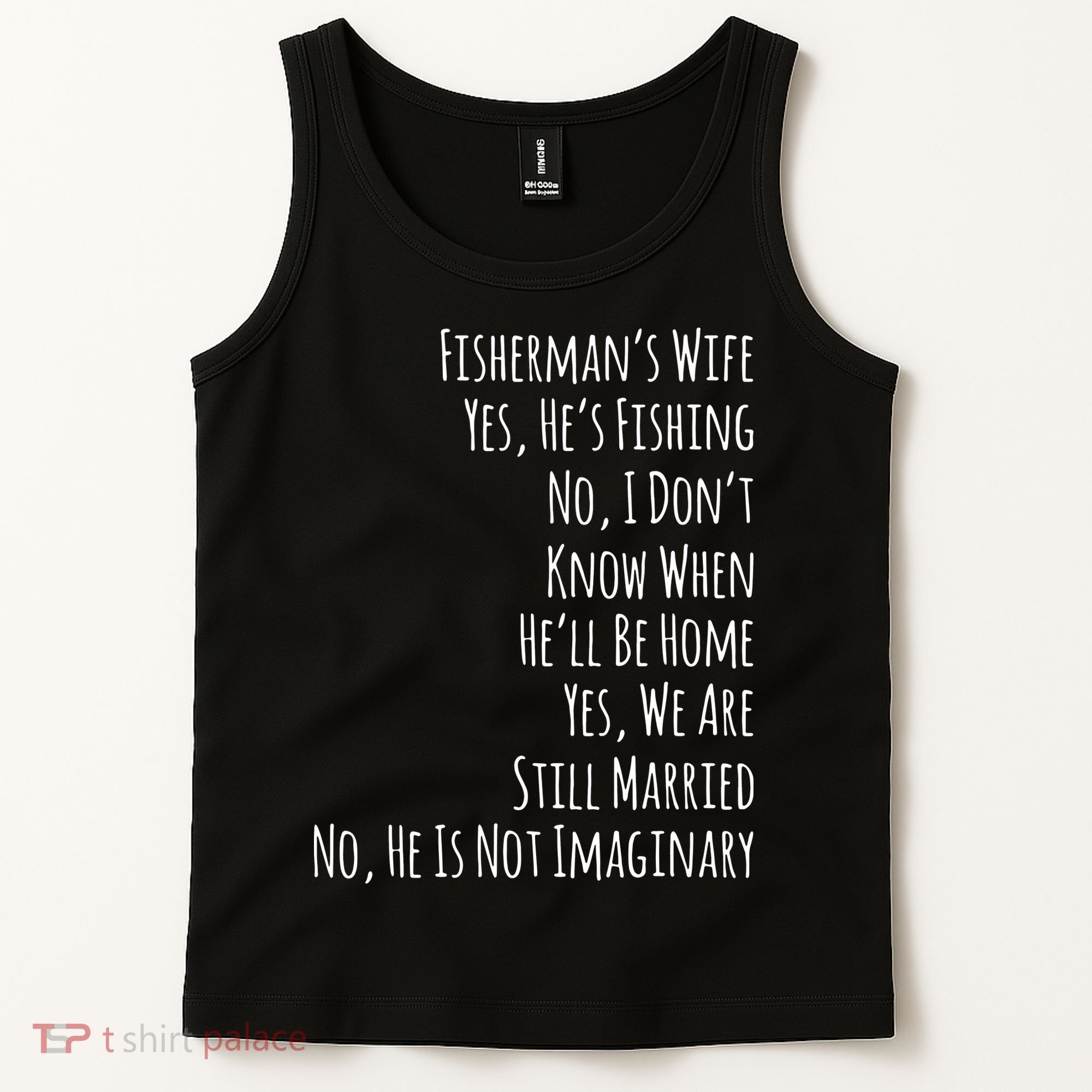 Fishing Fishermans Wife Tank Top