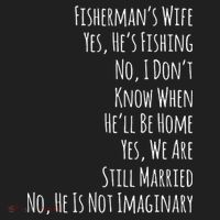 Fishing Fishermans Wife Golf Towel thumb 3