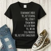 Fishing Fishermans Wife Women's T-Shirt thumb 3