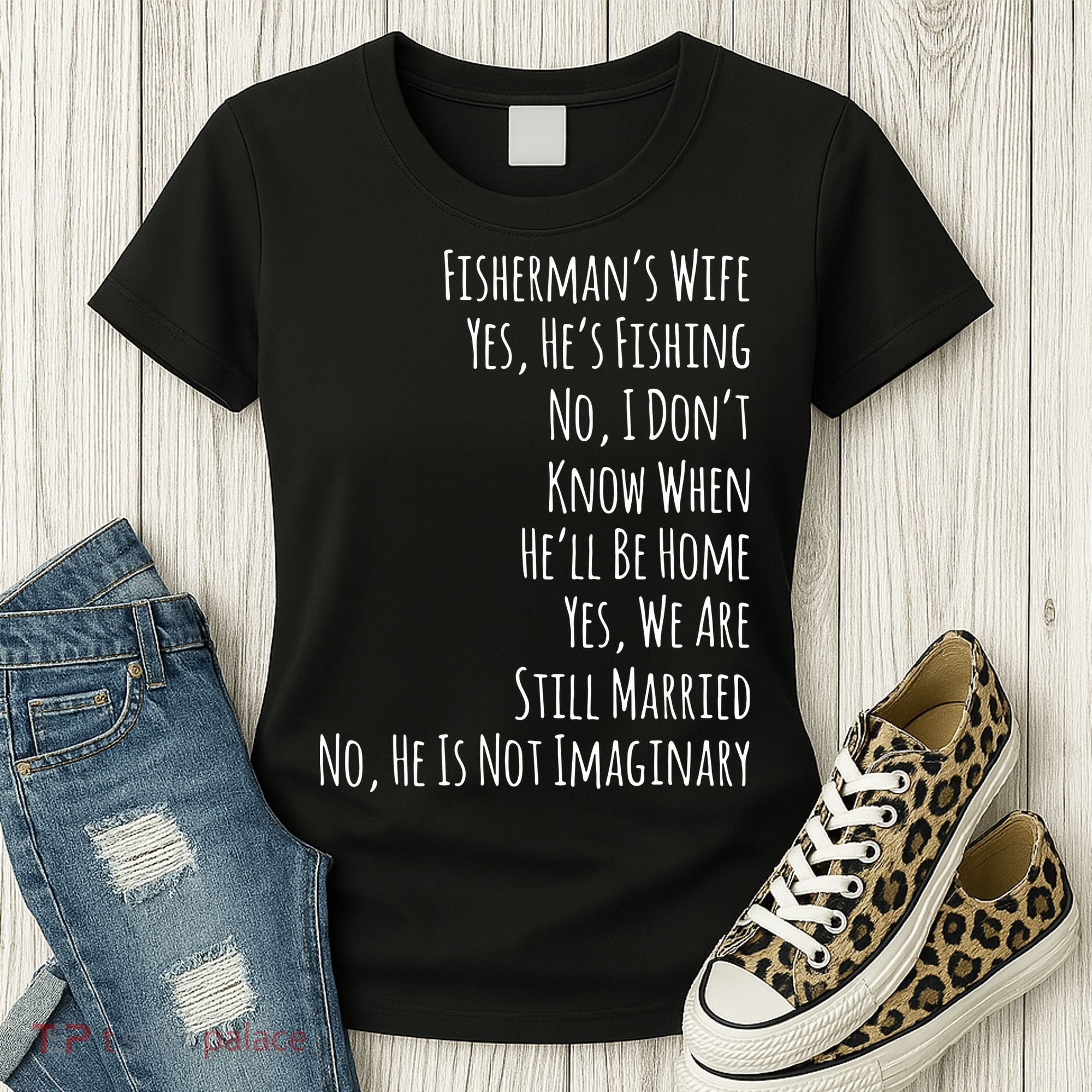 Fishing Fishermans Wife Women's T-Shirt
