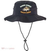 Funny Fishing WINNER WINNER WALLEYE DINNER Fish Fry Bucket Hat thumb 0
