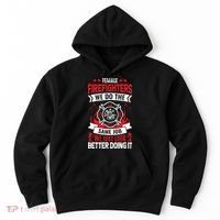 Female Firefighter We Do The Same Job We Just Look Better Hoodie thumb 0