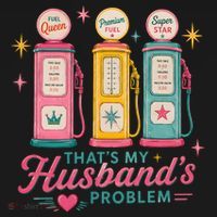 Funny Funny Wife Gas Meme That's My Husband's Problem Coaster thumb 2