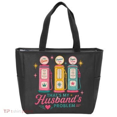 Funny Funny Wife Gas Meme That's My Husband's Problem Tote Bag