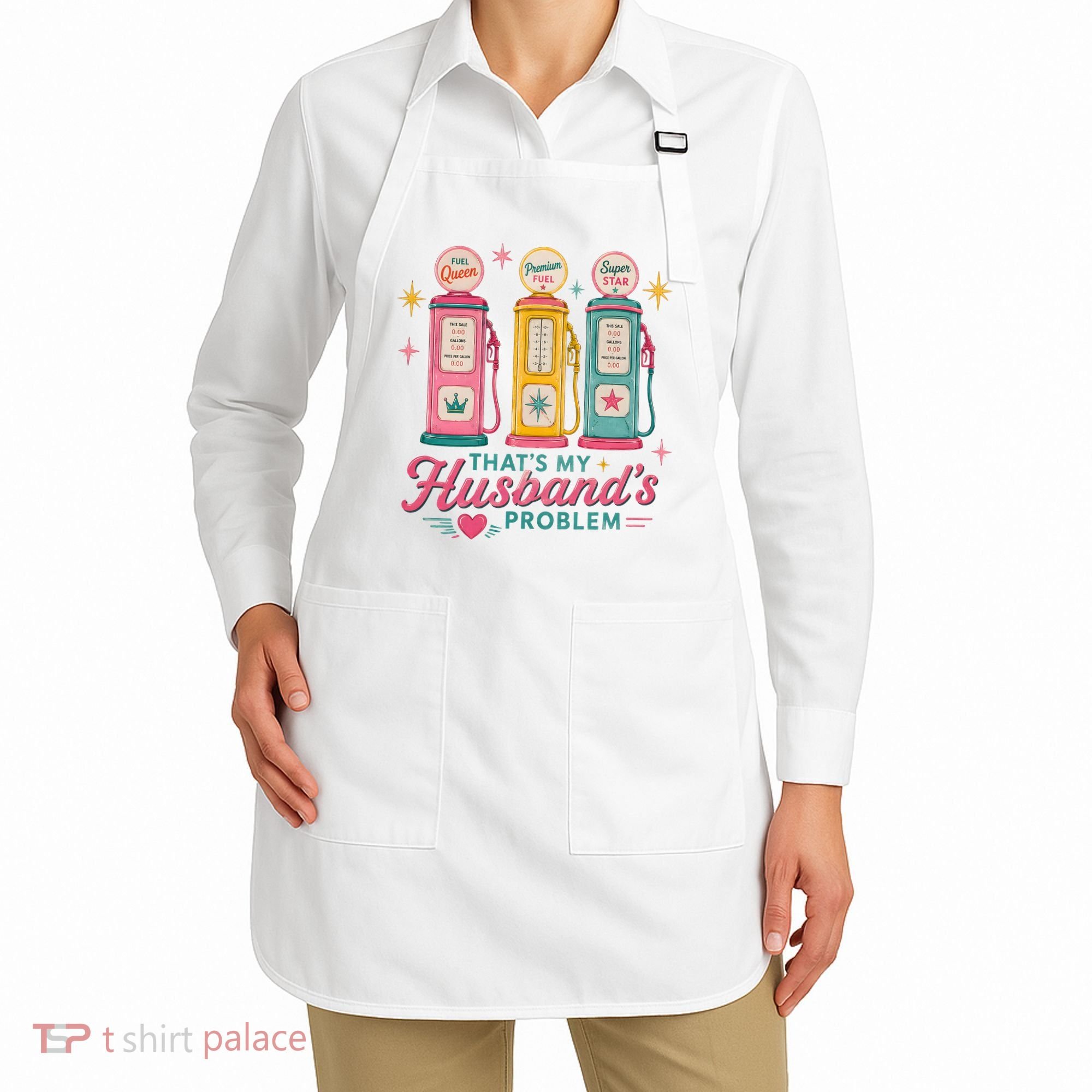 Funny Funny Wife Gas Meme That's My Husband's Problem Apron