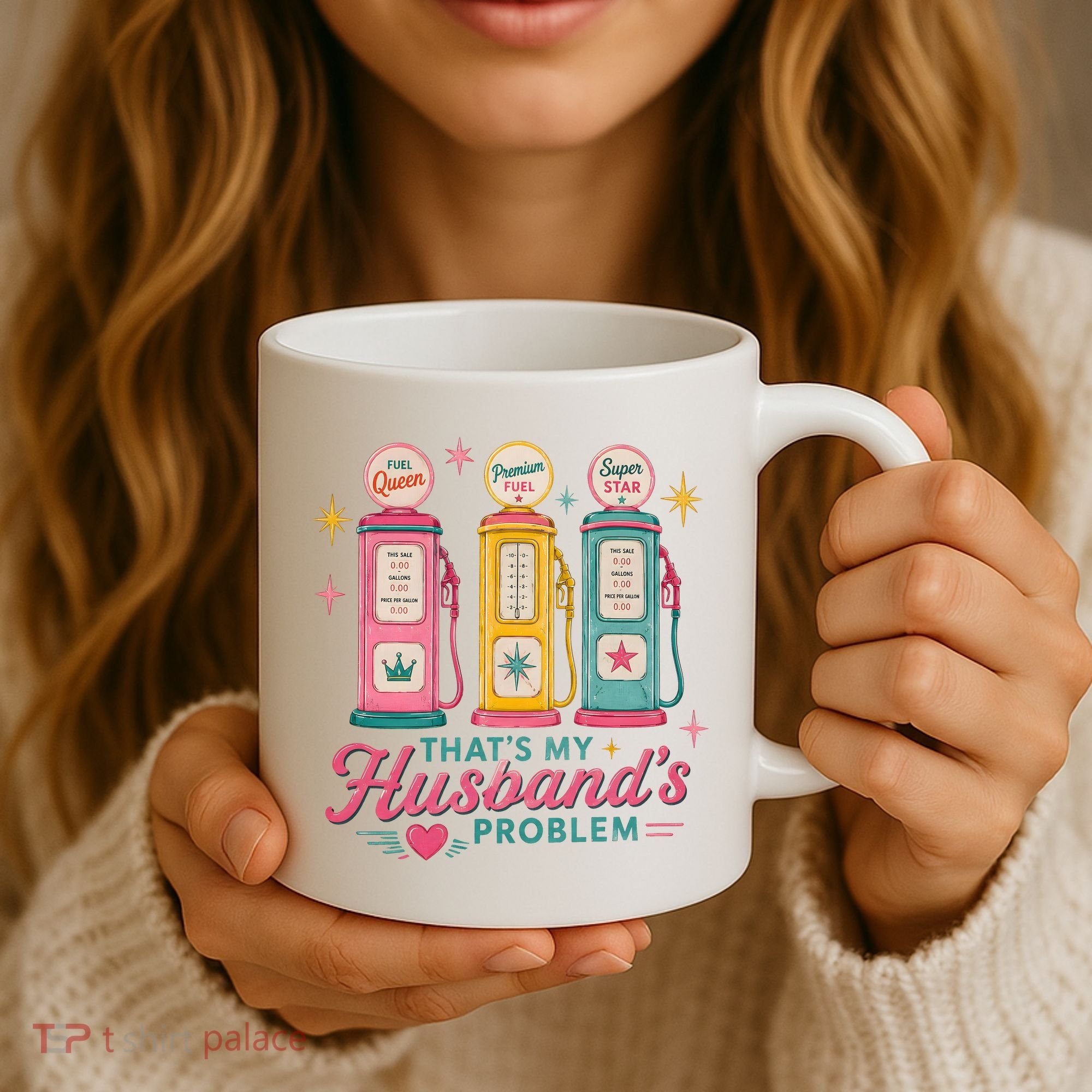 Funny Funny Wife Gas Meme That's My Husband's Problem Coffee Mug