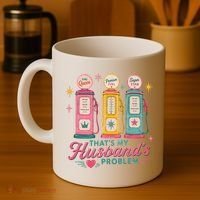 Funny Funny Wife Gas Meme That's My Husband's Problem Coffee Mug thumb 4