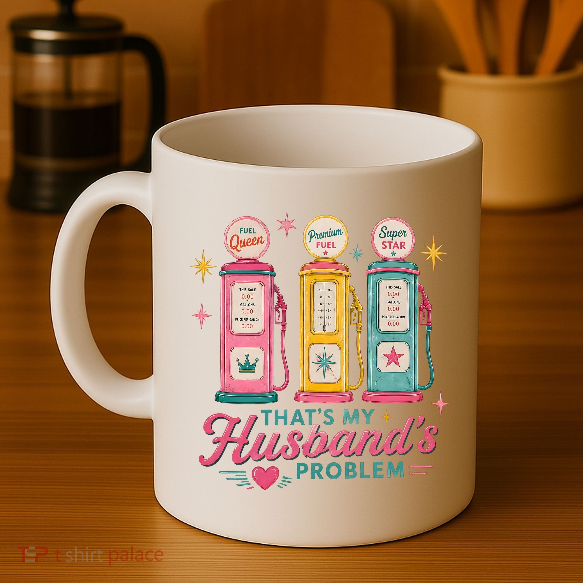 Funny Funny Wife Gas Meme That's My Husband's Problem Coffee Mug