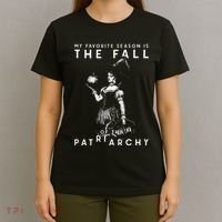 Funny Feminist Witch My Favorite Season T-Shirt thumb 4