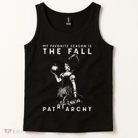 Funny Feminist Witch My Favorite Season Tank Top thumb 2