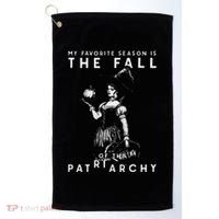 Funny Feminist Witch My Favorite Season Golf Towel thumb 0