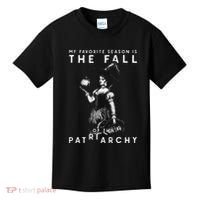 Funny Feminist Witch My Favorite Season Kids T-Shirt thumb 0