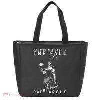 Funny Feminist Witch My Favorite Season Tote Bag thumb 0