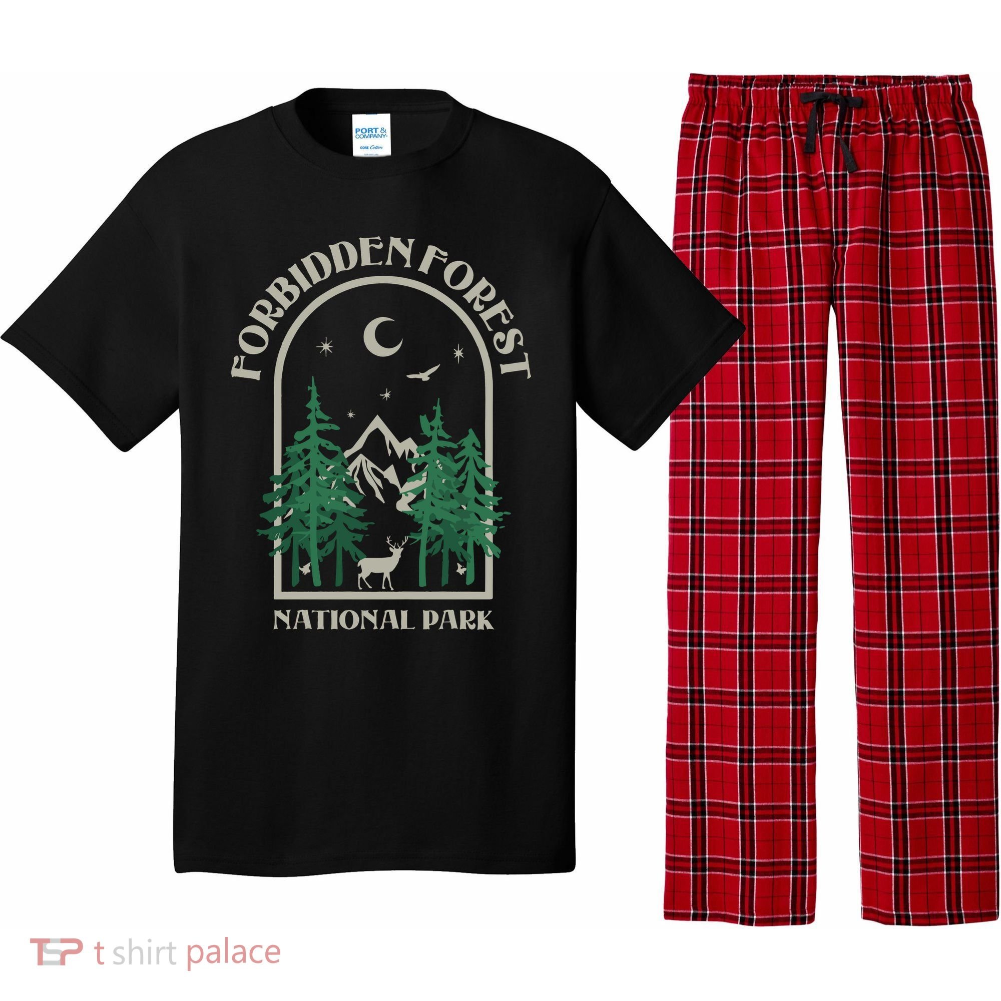 Forbidden Forest Wizard National Park Pajama Set