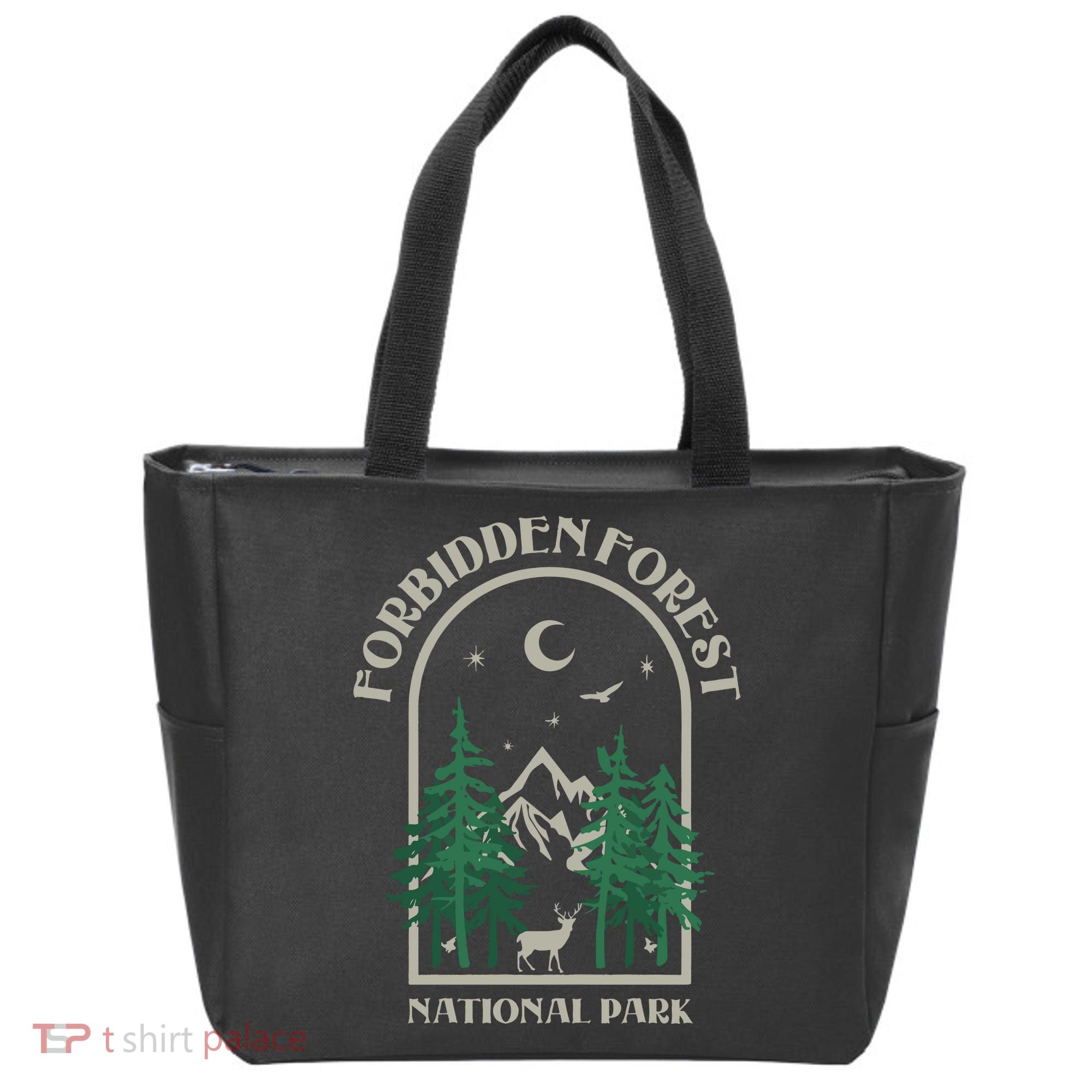Forbidden Forest Wizard National Park Tote Bag