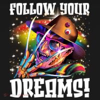 Freddy Follow Your Dream Rainbow Freddy Nightmare Horror Halloween Women's Hoodie thumb 2