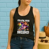 Freddy Follow Your Dream Rainbow Freddy Nightmare Horror Halloween Women's Tank Top thumb 2