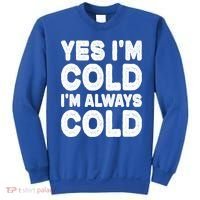 Figuratively Freezing Yes Im Cold Always Cold Funny Snow Meaningful Gift Sweatshirt thumb 0