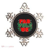 Funny Fab Yule Us Christmas Ornament thumb 0