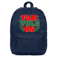 Funny Fab Yule Us Christmas 16 in Basic Backpack