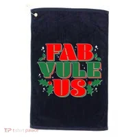 Funny Fab Yule Us Christmas Golf Towel thumb 0